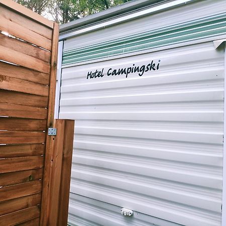 Tinyhaus Idyllisch Am Waldesrand Hotel Cottbus Bagian luar foto