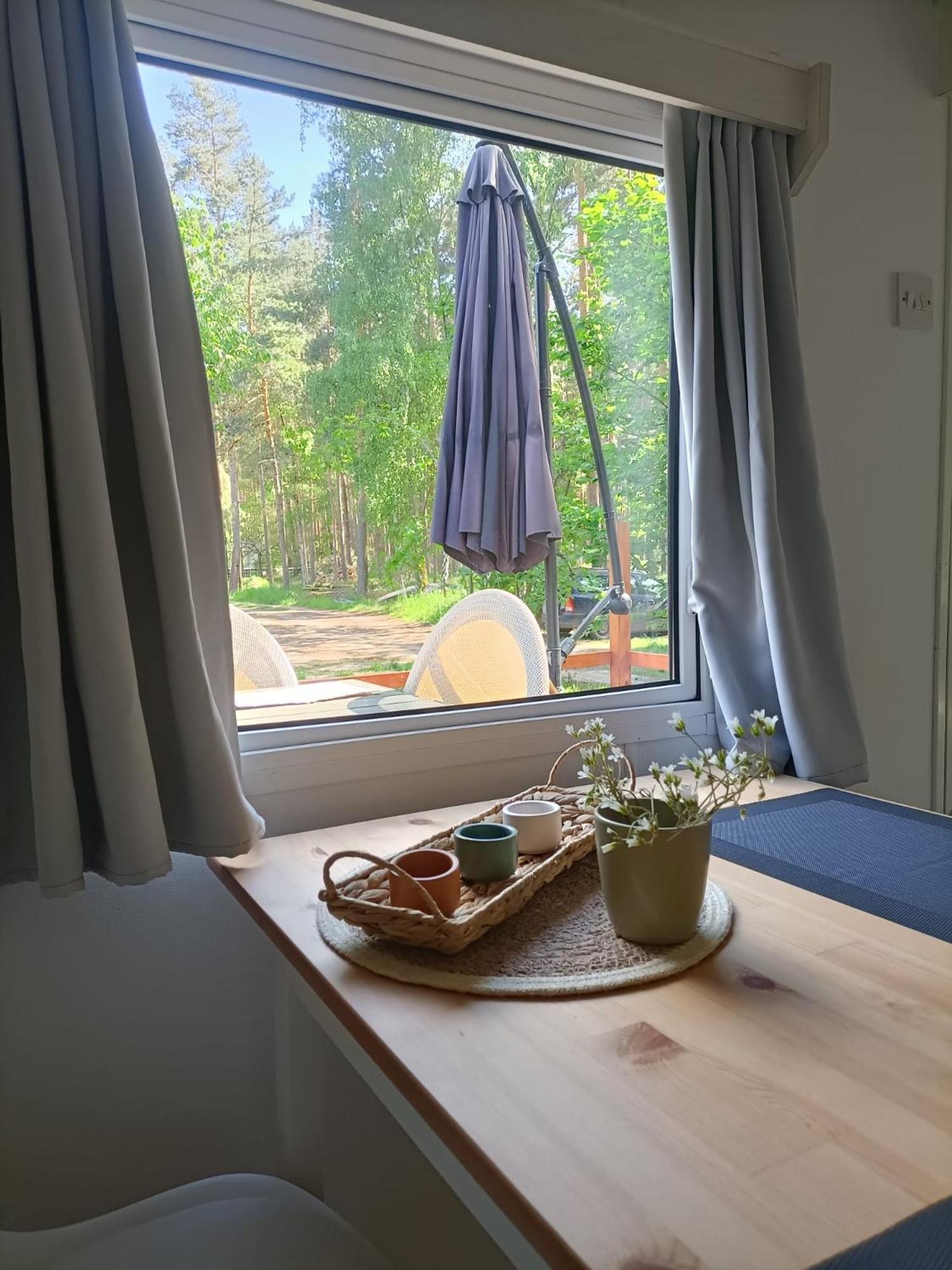 Tinyhaus Idyllisch Am Waldesrand Hotel Cottbus Bagian luar foto