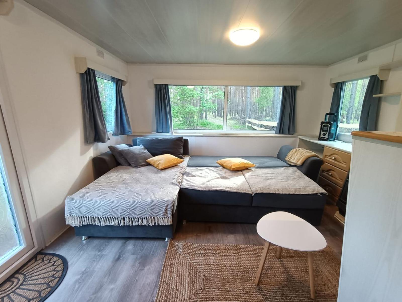 Tinyhaus Idyllisch Am Waldesrand Hotel Cottbus Bagian luar foto