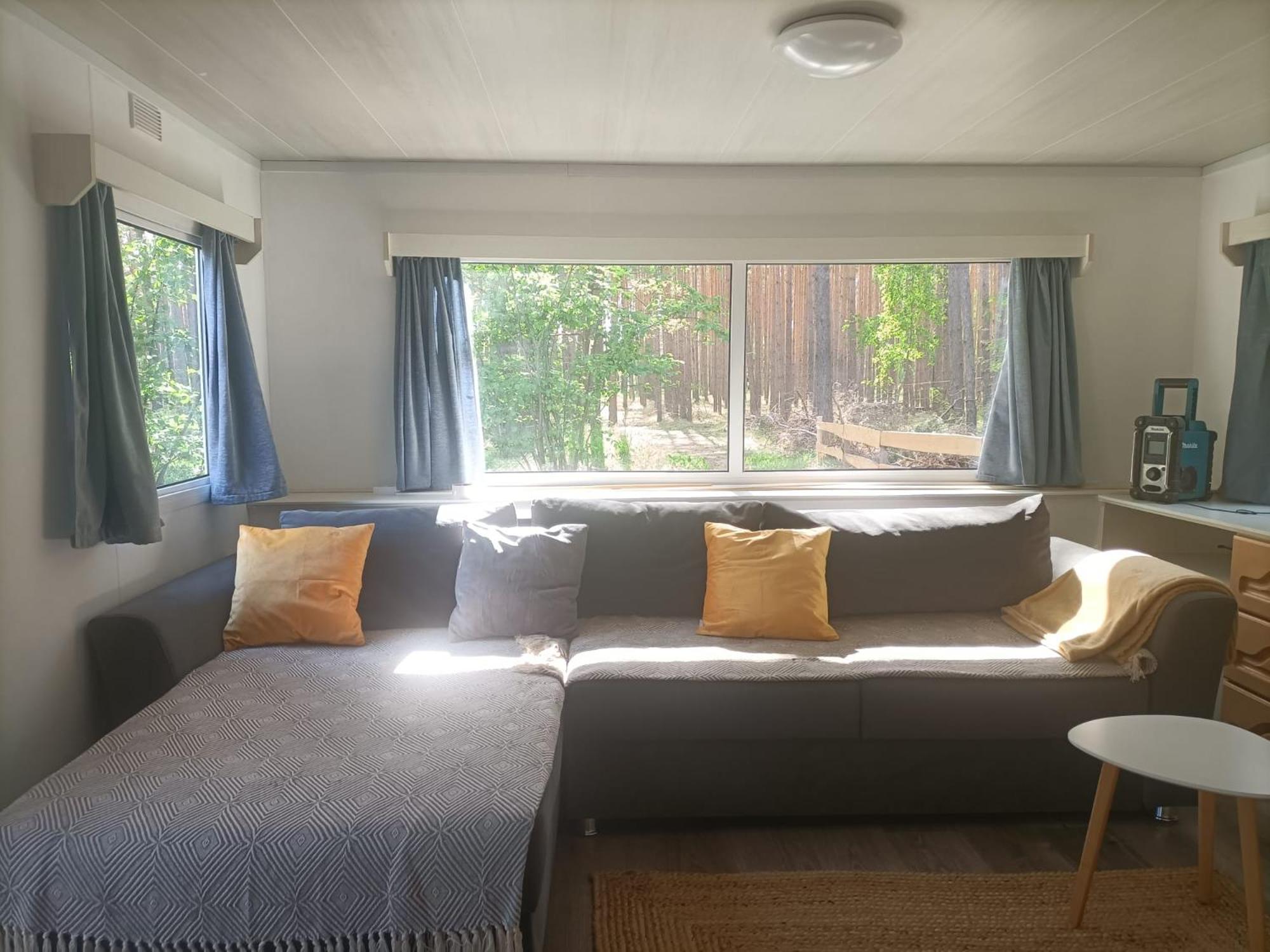 Tinyhaus Idyllisch Am Waldesrand Hotel Cottbus Bagian luar foto