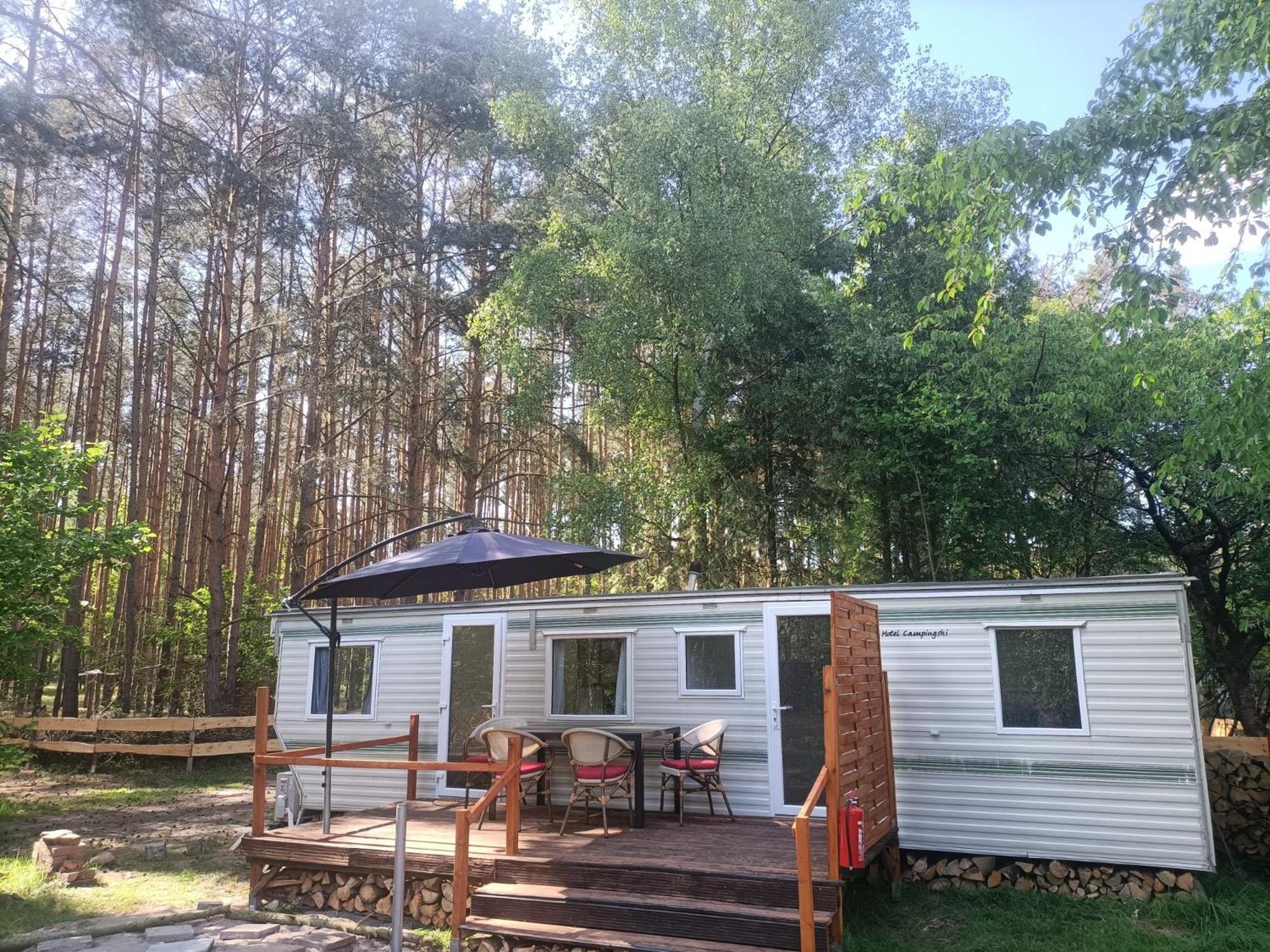 Tinyhaus Idyllisch Am Waldesrand Hotel Cottbus Bagian luar foto